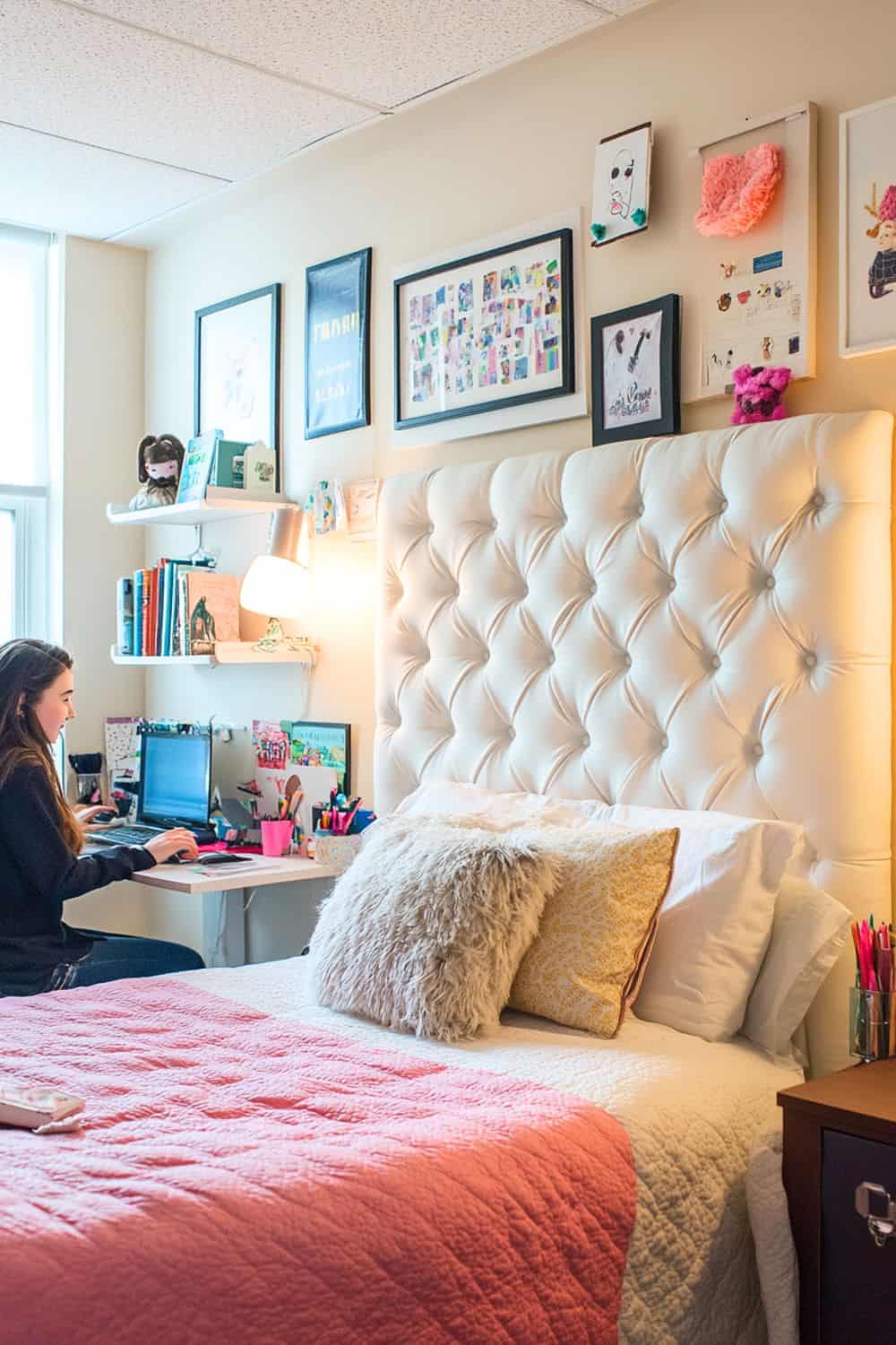 19 Gorgeous Dorm Headboard Ideas You'll Be Obsessed With