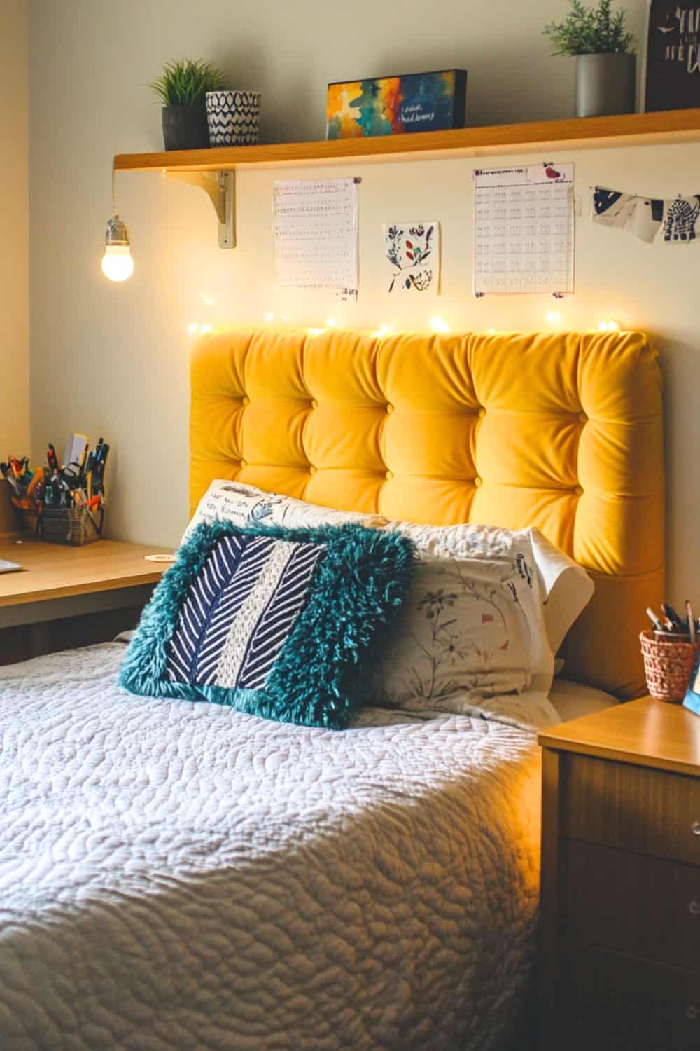 19 Gorgeous Dorm Headboard Ideas You'll Be Obsessed With